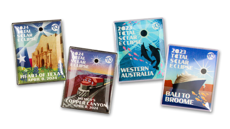 Offset Digital Lapel Pins